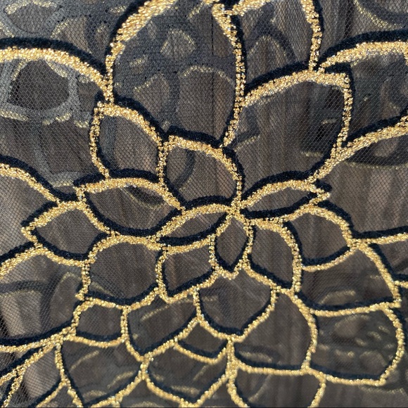 Mesh and Gold dress - Picture 3 of 3